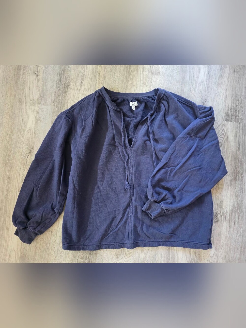 Aerie V Front Cropped Oversized Sweatshirt American